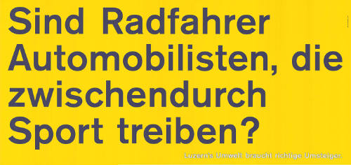 Sind Radfahrer Automobilisten, die zwischendurch Sport treiben?