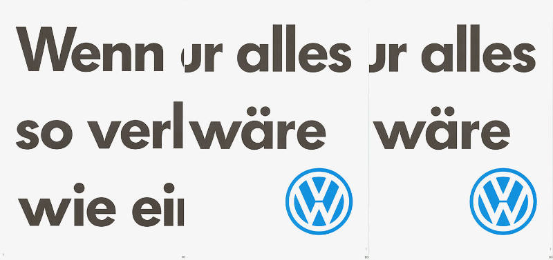 Wenn doch nur alles so verlässlich wäre wie ein VW.