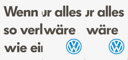 Wenn doch nur alles so verlässlich wäre wie ein VW.