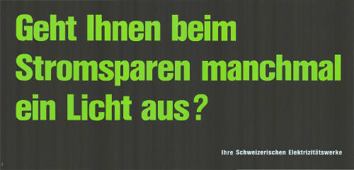 Geht Ihnen beim Stromsparen manchmal ein Licht aus?