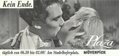 Kein Ende. Plaza Mövenpick, Täglich von 06.30 bis 02.00! Am Stadelhoferplatz.