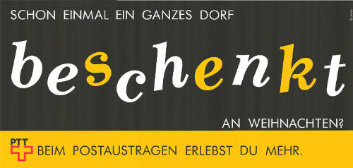 Schon einmal ein ganzes Dorf beschenkt an Weihnachten? PTT