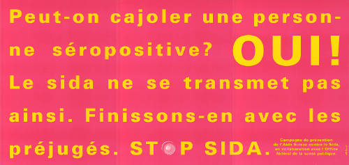 Peut-on cajoler une personne […] Stop SIDA