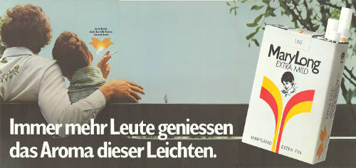Mary Long extra mild, Immer mehr Leute geniessen das Aroma dieser Leichten.