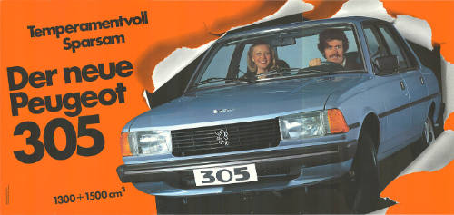 Temperamentvoll, Sparsam, Der neue Peugeot 305