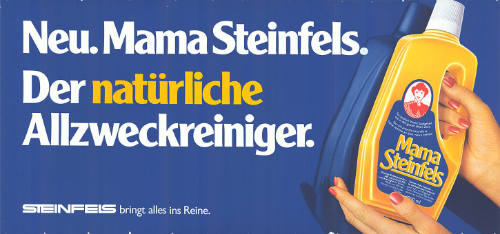 Neu. Mama Steinfels. Der natürliche Allzweckreiniger