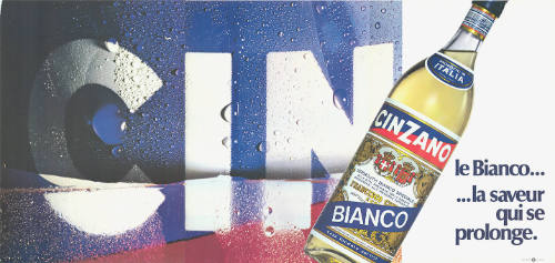 Cinzano Bianco, Le Bianco…, … la saveur qui se prolonge.