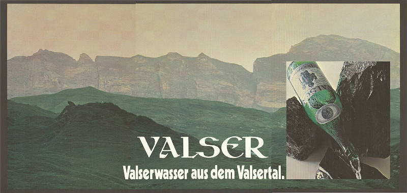 Valser, Valserwasser aus dem Valsertal.