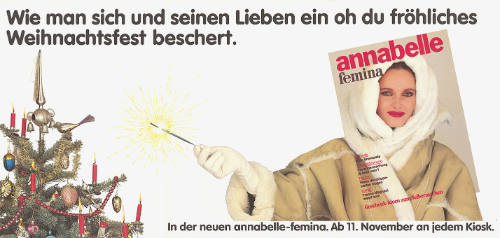 Wie man sich und seinen Lieben ein oh du fröhliches Weihnachtsfest beschert. Annabelle-femina