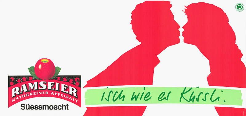 Ramseier Süessmoscht, isch wie es Küssli.
