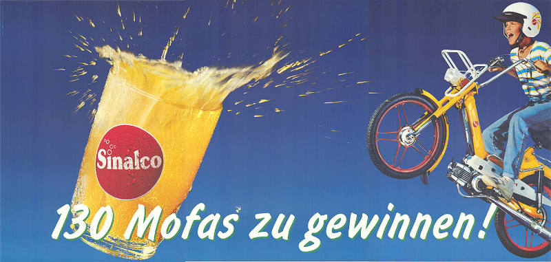 Sinalco, 130 Mofas zu gewinnen!