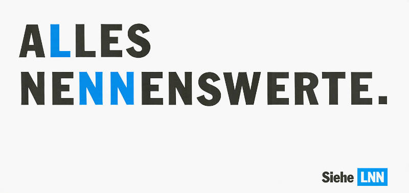 Alles Nennenswerte. Siehe LNN