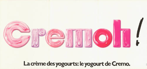 Cremoh! La crème des yogourts: le yogourt de Cremo.