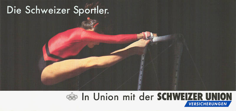 Die Schweizer Sportler. In Union mit der Schweizer Union Versicherungen