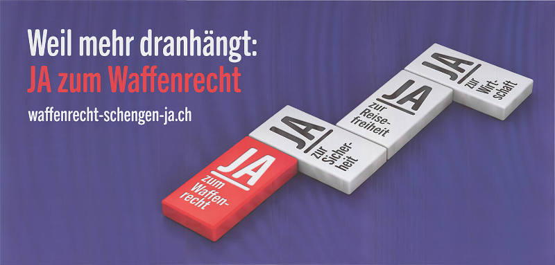 Weil mehr dranhängt: Ja zum Waffenrecht