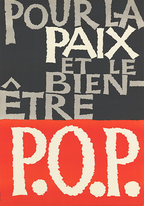 Pour la paix et le bien-être, P.O.P.