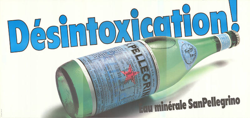 Désintoxication! San Pellegrino naturellement.