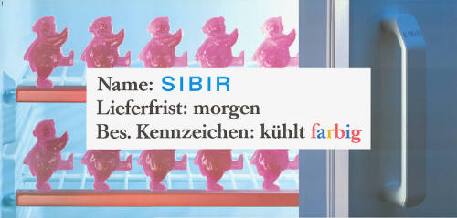 Name: Sibir, Lieferfrist: morgen, Bes. Kennzeichen: kühlt farbig