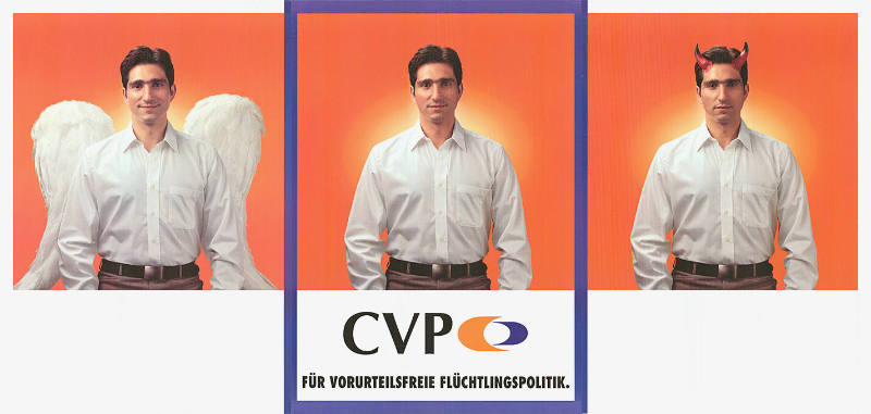 CVP, Für vorurteilsfreie Flüchtlingspolitik.