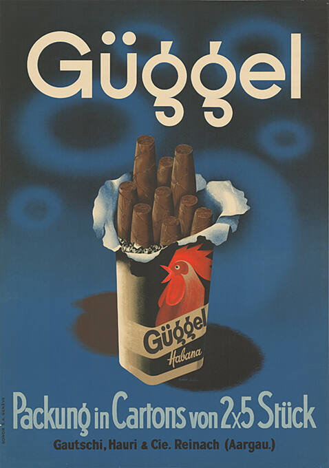 Güggel, Packung in Cartons von 2x5 Stück