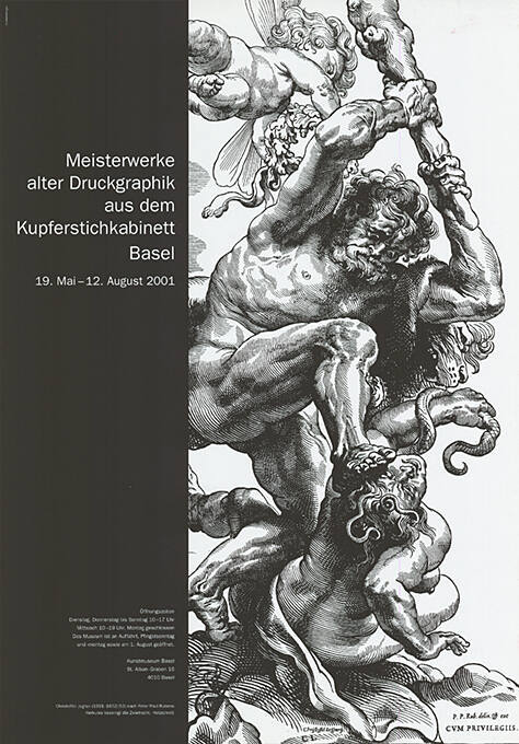 Meisterwerke alter Druckgraphik aus dem Kupferstichkabinett Basel