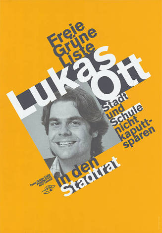 Freie Grüne Liste, Lukas Ott in den Stadtrat