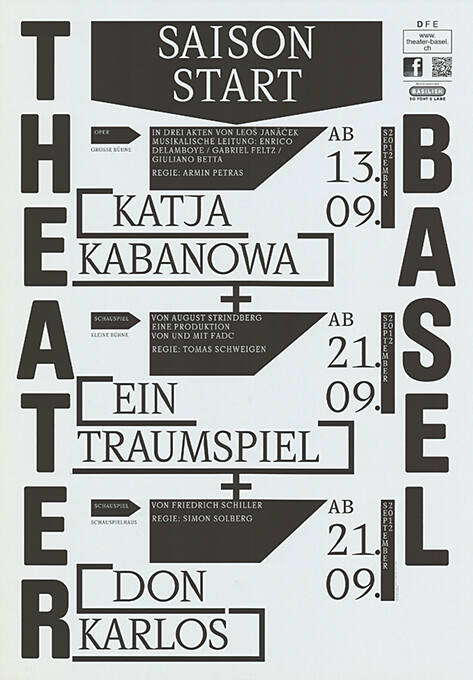 Theater Basel, Saisonstart