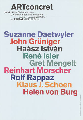 Art concret, Rappaz Museum