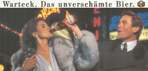 Warteck. Das unverschämte Bier.