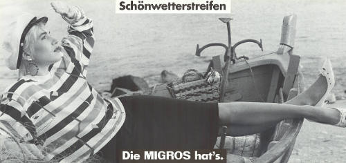Schönwetterstreifen, Die Migros hat’s.