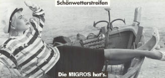 Schönwetterstreifen, Die Migros hat’s.