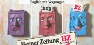 Täglich mit Vergnügen. Berner Zeitung BZ, die läbigi Zytig