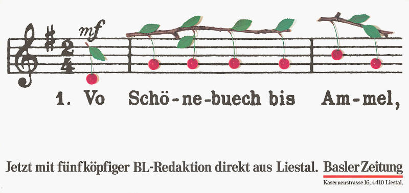 Vo Schönebuech bis Ammel, Jetzt mit fünfköpfiger BL-Redaktion direkt aus Liestal. Basler Zeitung