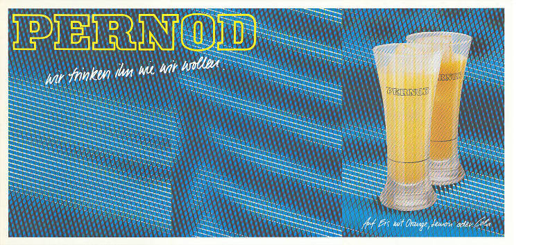 Pernod, wir trinken ihn wie wir wollen.