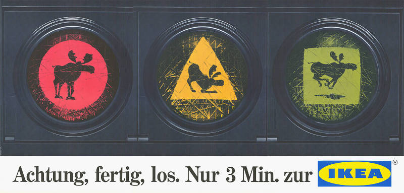 Achtung, fertig, los. Nur 3 Min. zur IKEA