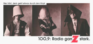 Wer hört, dem geht etwas durch den Kopf. 100,9: Radio ganZ stark.
