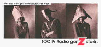 Wer hört, dem geht etwas durch den Kopf. 100,9: Radio ganZ stark.