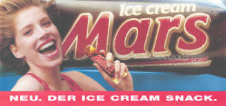 Mars, Neu. Der Ice Cream Snack.