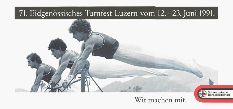 71. Eidgenössisches Turnfest Luzern […]. Wir machen mit. SBG