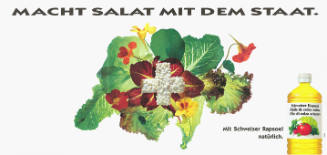 Macht Salat mit dem Staat. Schweizer Rapsoel