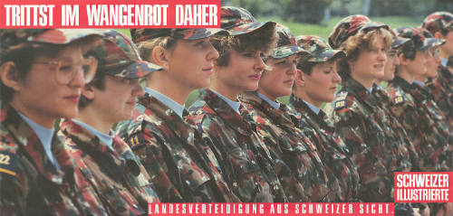 Trittst im Wangenrot daher, Landesverteidigung aus Schweizer Sicht. Schweizer Illustrierte