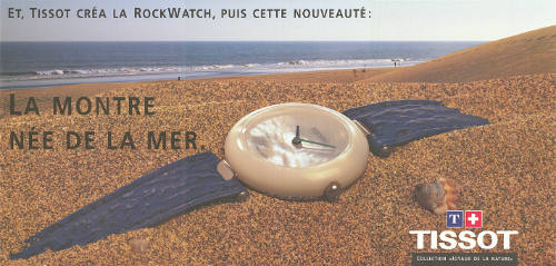 La montre née de la mer. Tissot