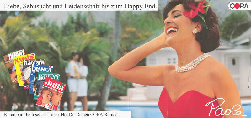 Liebe, Sehnsucht und Leidenschaft bis zum Happy End. Komm auf die Insel der Liebe. Hol dir Deinen Cora-Roman. Paola