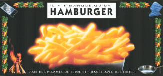 Il n’y manque qu’un Hamburger, L’air des pommes de terre se chante avec des frites