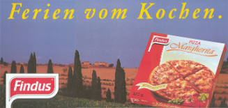 Ferien vom Kochen. Findus