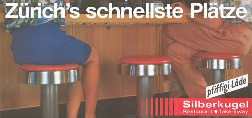 Zürich’s schnellste Plätze, pfiffigi Läde, Silberkugel