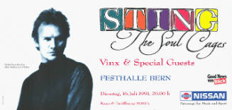 Sting, The Soul Cages, Festhalle Bern