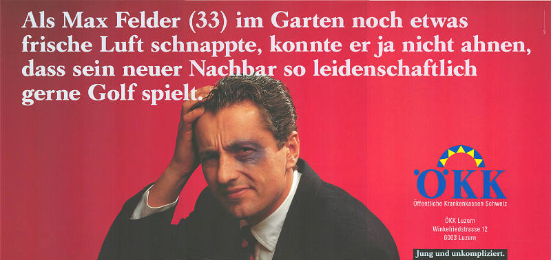 Als Max Felder (33) im Garten etwas frische Luft schnappte, konnte er ja nicht ahnen, dass sein neuer Nachbar so leidenschaftlich gerne Golf spielt. ÖKK