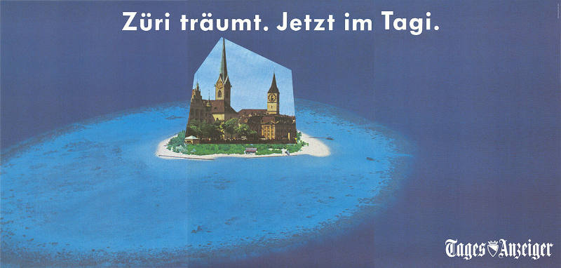 Züri träumt. Jetzt im Tagi. Tages-Anzeiger