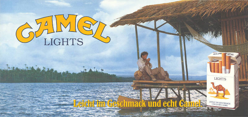 Camel Lights. Leicht im Geschmack und echt Camel.